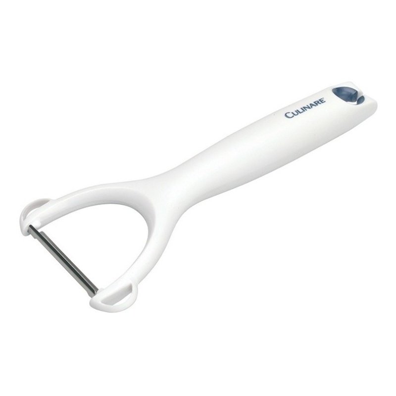 Pelador Con Seguridad 17x2.5cm Blanco Culinare
