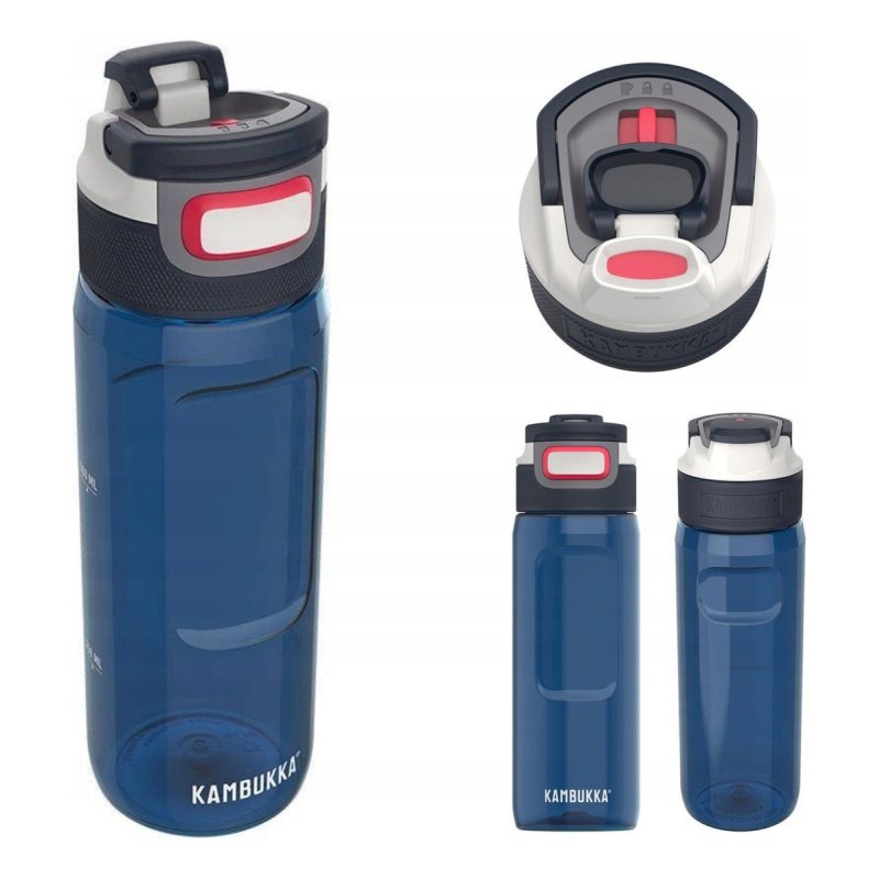 Botella Elton 750ml Tritan Bpa Free Ambar Kambukka - Azul