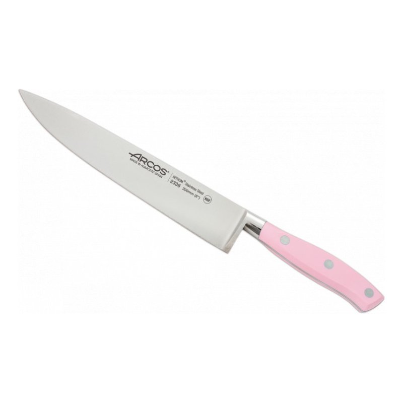 Cuchillo Chef 20cm Arcos Riviera Rose - Rosa
