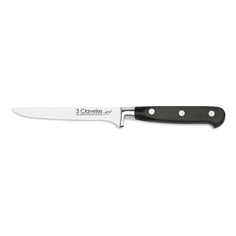 Cuchillo Deshuesar 3 Claveles Forge 13cm - Negro