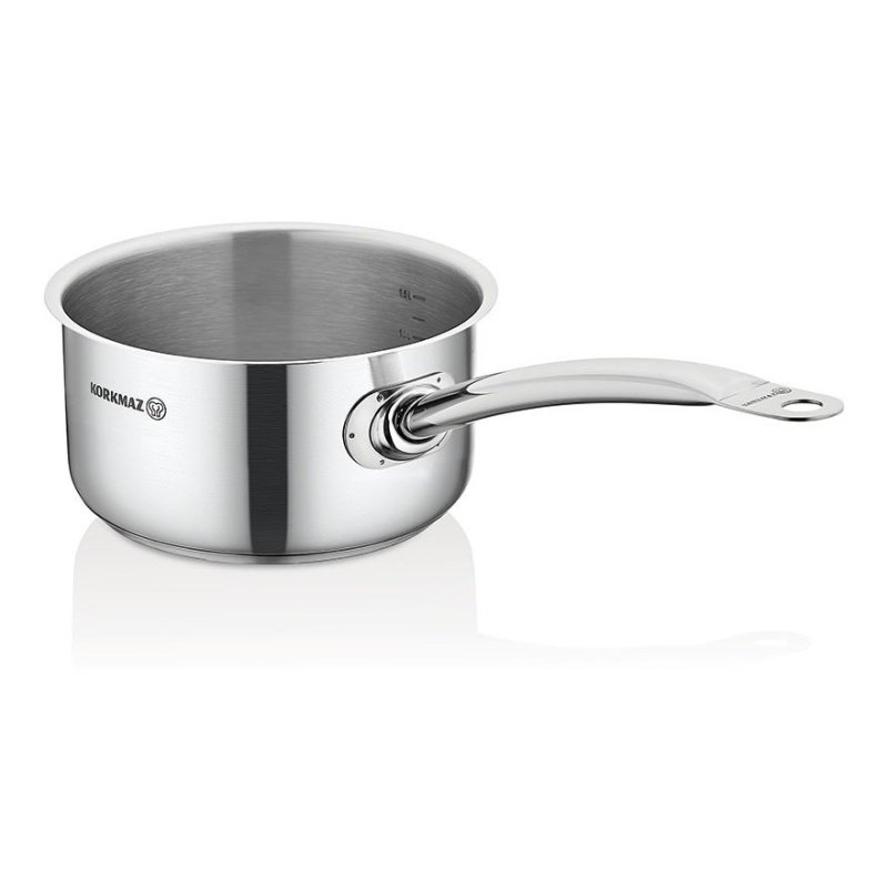 Cacerola 3.6lts Ac.inox Gastro Korkmaz. 20x12cm