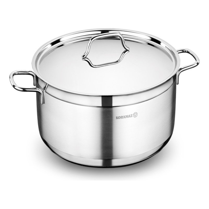 Olla Acero Inox 3.5lts 20x11cm C/tapa Alfa Korkmaz