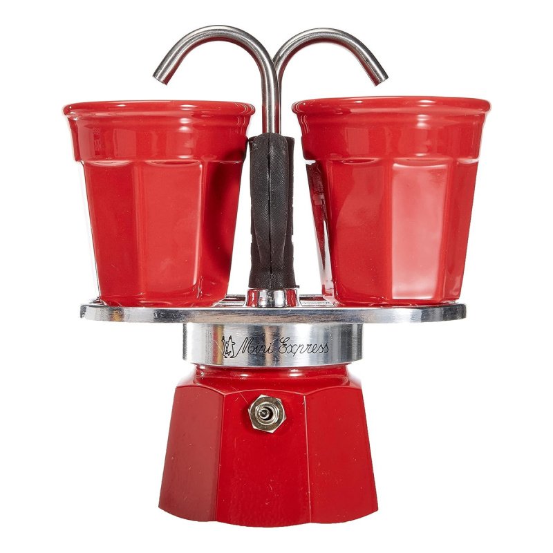 Cafetera Mini Express Bialetti Rojo