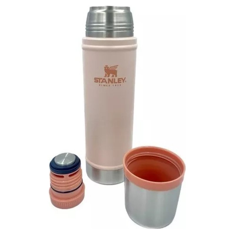 Termo Stanley 590ml Con Tapón Cebador - Rosa