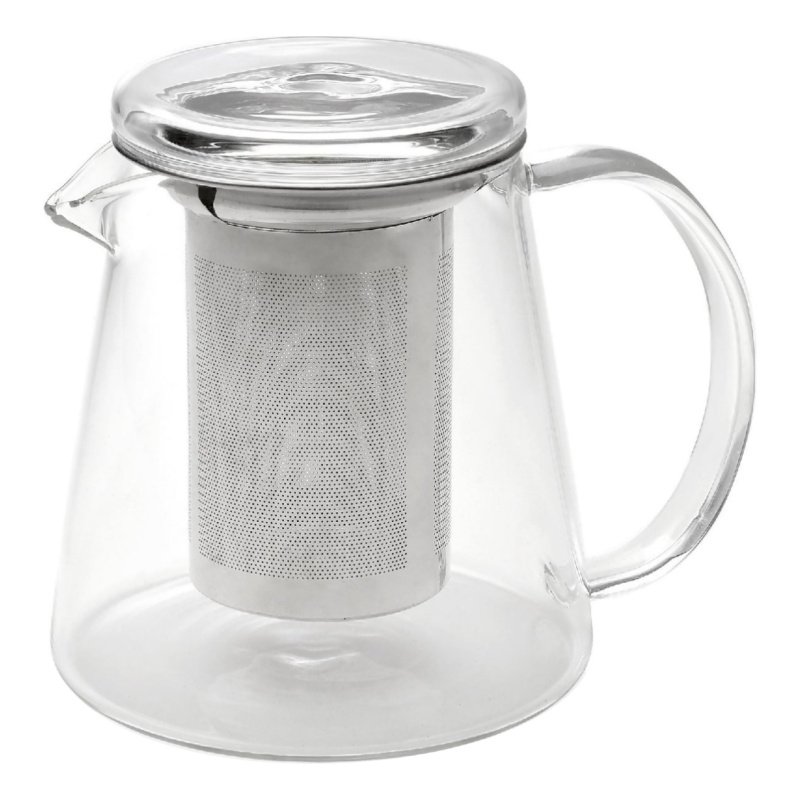 Tetera De Vidrio Borosilicato 500ml Filtro Acero Inoxidable