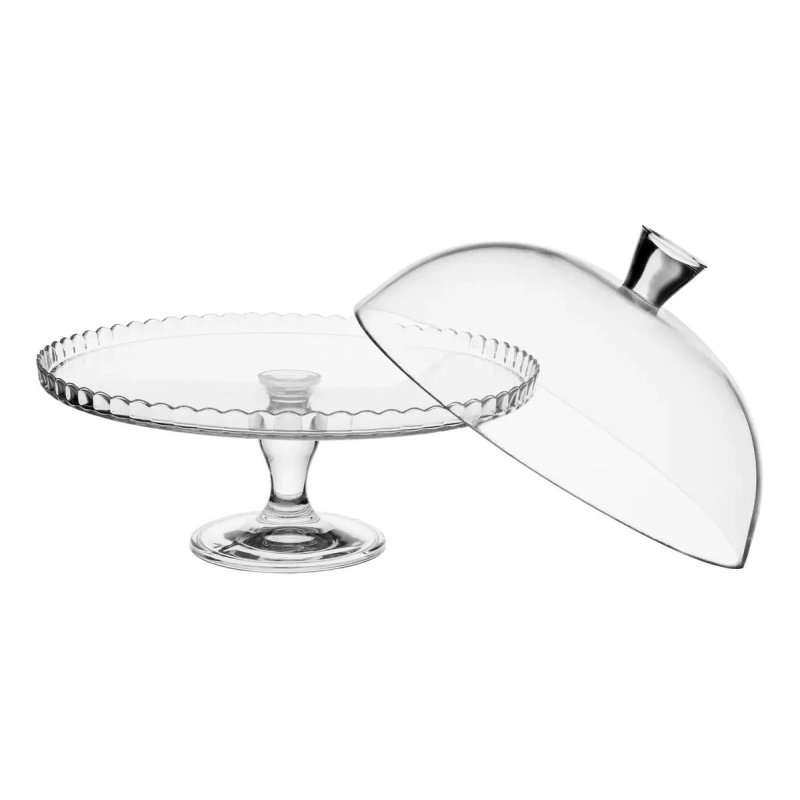 Porta Torta Con Campana Vidrio