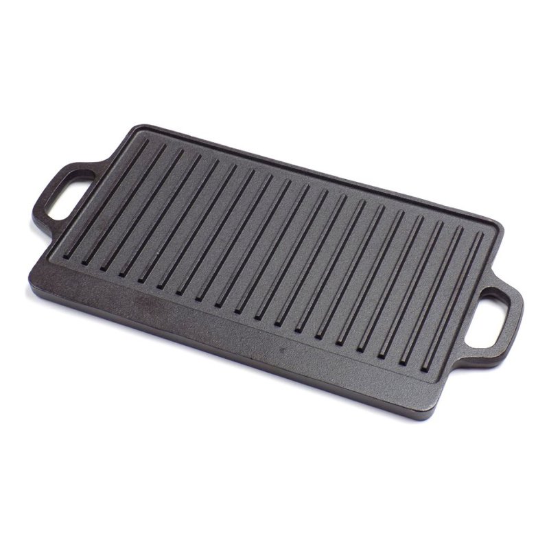 Plancha Parrilla Grill Con Asas De Hierro 38x23 Cm