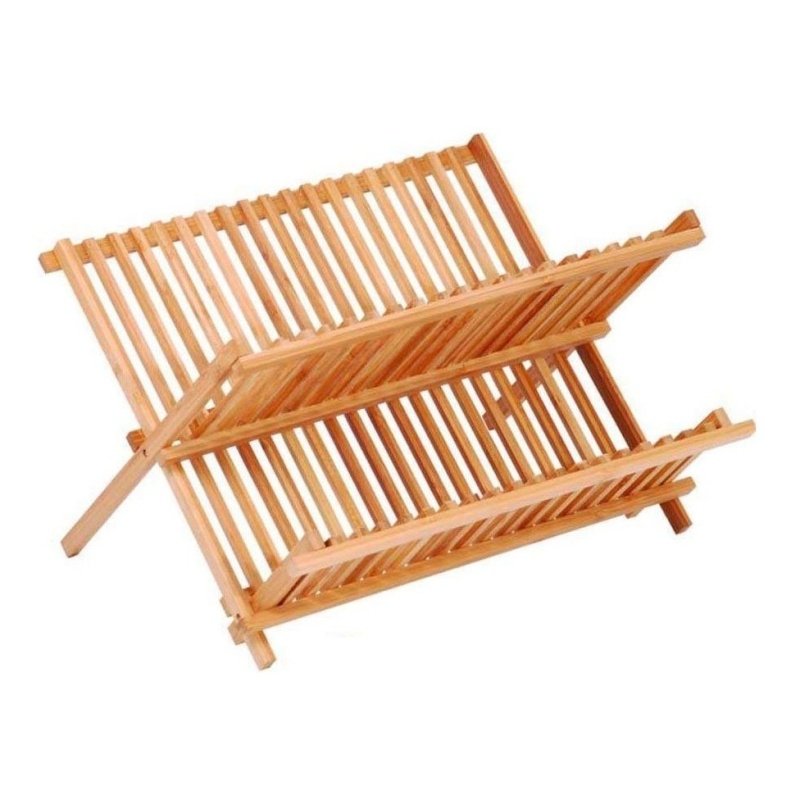 Escurridor Madera Bamboo 40x32x26cm Natural