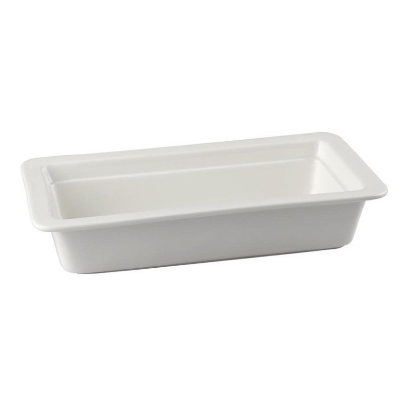 Fuente De Porcelana 32.5x17.5x6.5cm Blanco