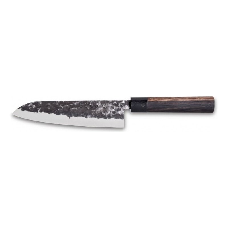Cuchillo Tres Claveles # 1012 Santoku Osaka Cocina 18,0 Cms