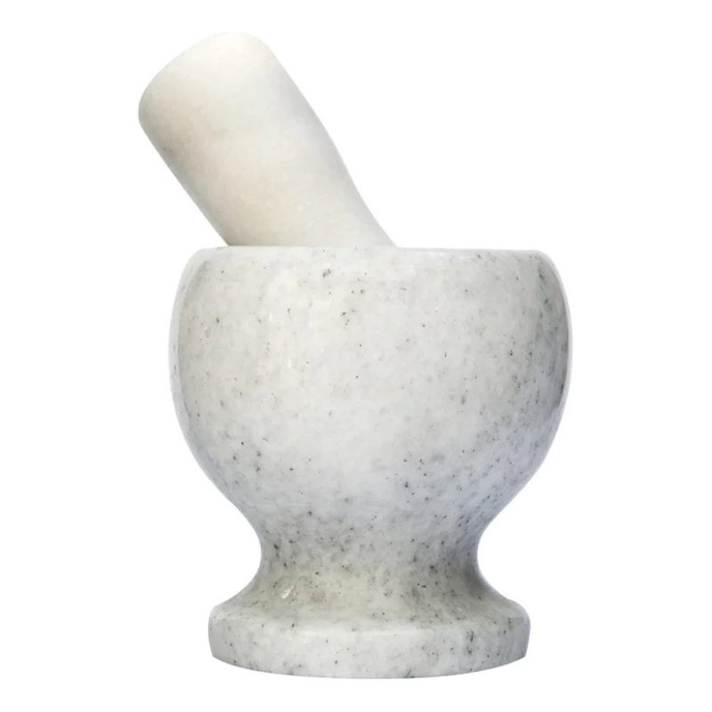 Mortero De Mármol Blanco