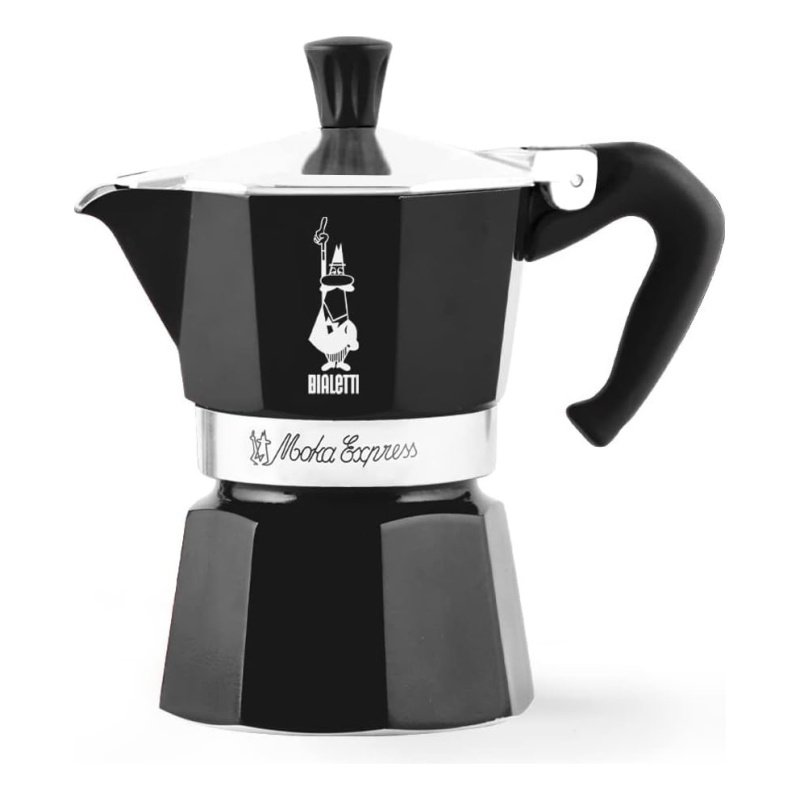 Cafetera Bialetti Moka 6 Tazas Negra