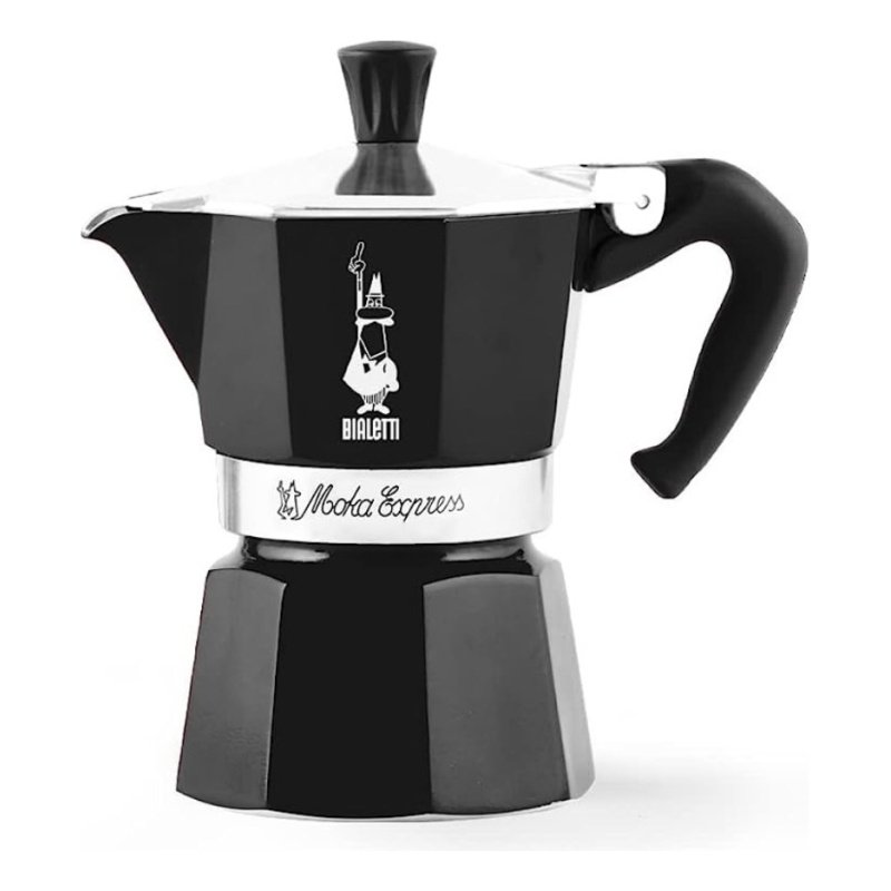 Cafetera Bialetti Moka Express 3 Tazas Negra