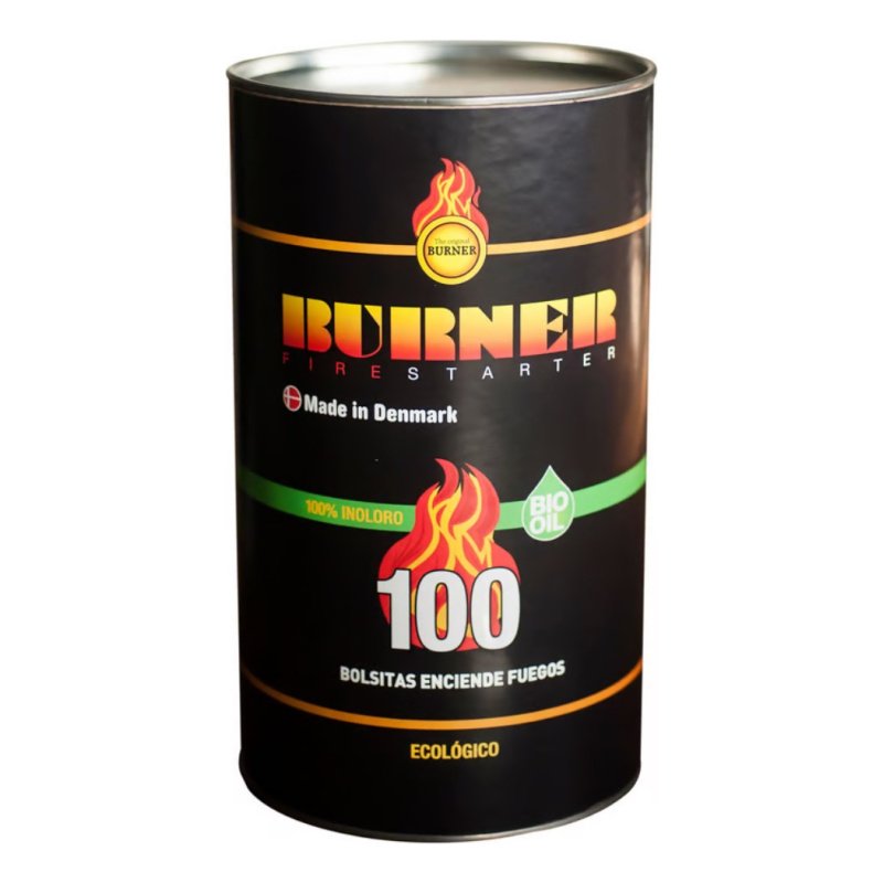 Iniciador De Fuego 100 Unidades Burner Ecologico