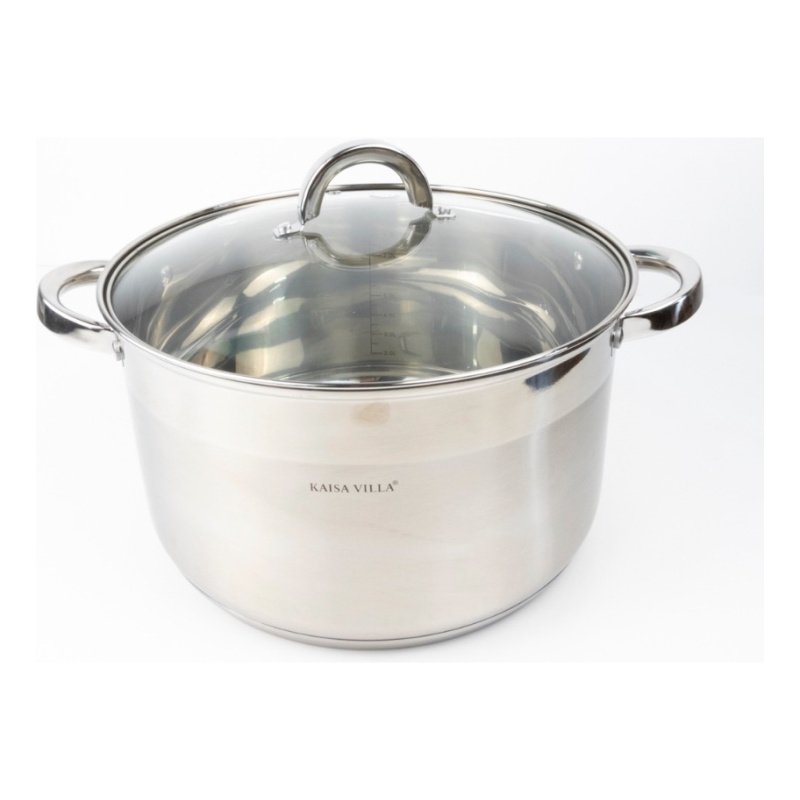 Olla De Acero Inoxidable 30 Cm 11.8l Apta Induccion