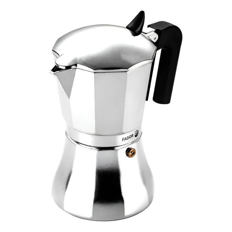 Cafetera Italiana 12 Tazas Fagor Apta Induccion