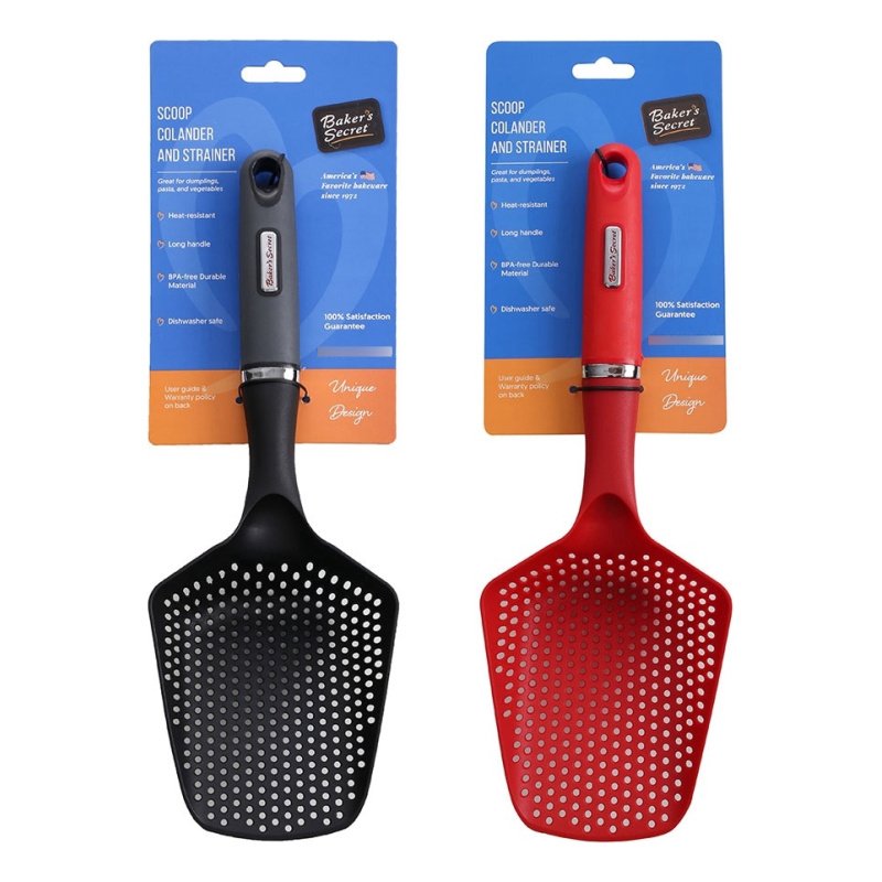 Colador 11cm Nylon Negro O Rojo