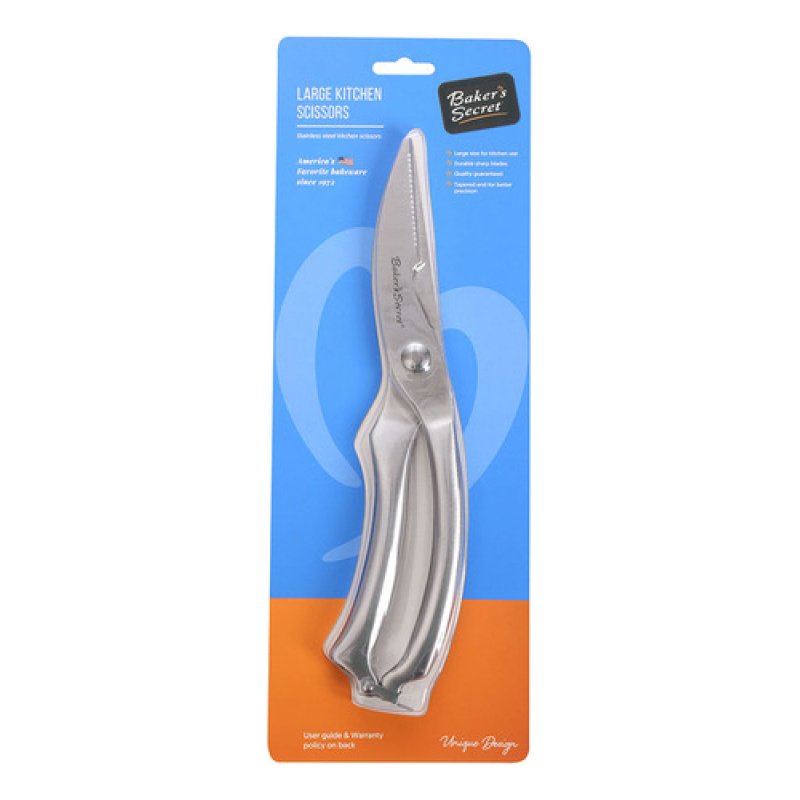 Tijera De Cocina Para Trinchar En Acero Inox Baker's Secret