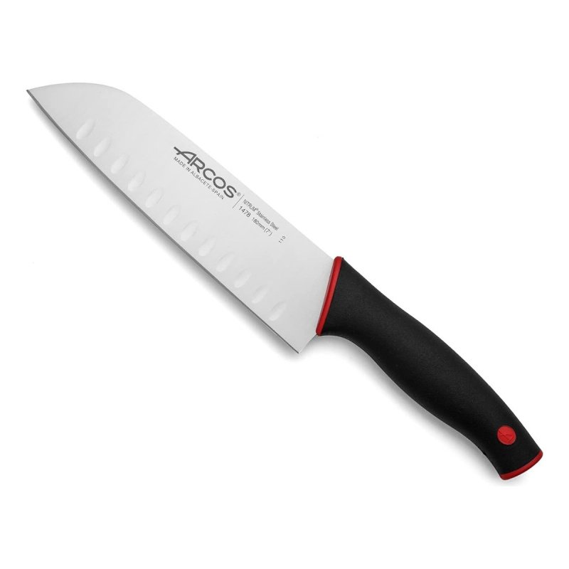Cuchillo De Cocina Santoku Con Alveolos Arcos Duo (18 Cm)