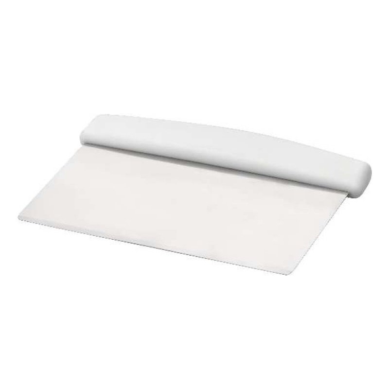 Espatula Cornet Acero Inoxidable Mango Plastico Blanco 11,5x15cm Sunnex