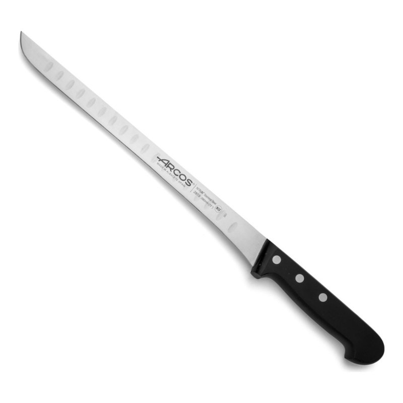 Cuchillo Jamonero Con Alveolos Arcos Serie Universal 28cm