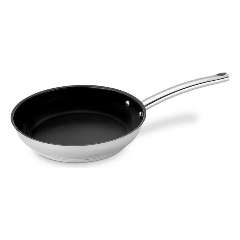 Sartén Profesional De Acero Inoxidable Pujadas De 28 Cm Antiadherente
