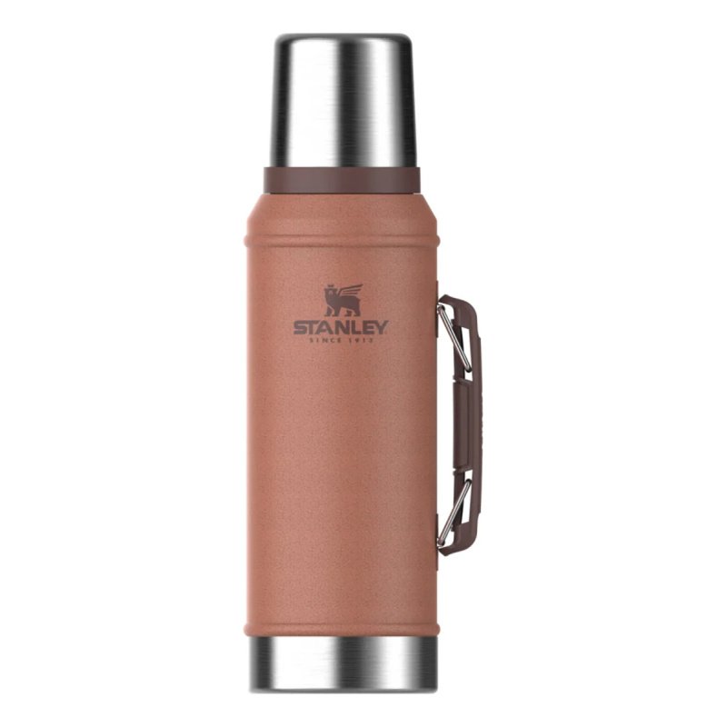 Termo Stanley 1 Litro Tapón Cebador - De Por Vida Color Ladrillo Clay