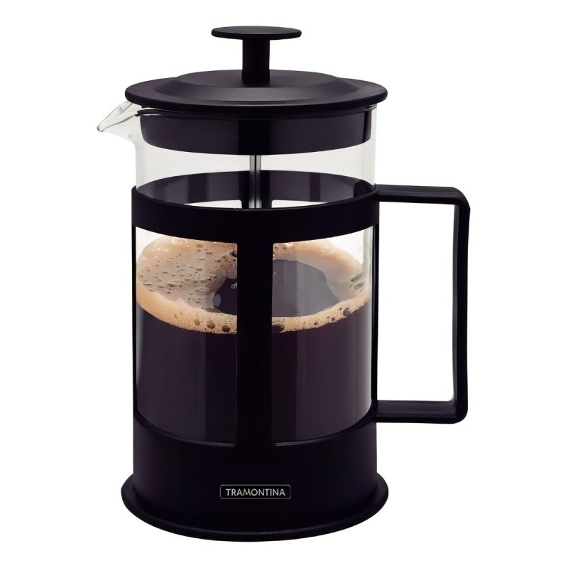 Cafetera Francesa Tramontina Coffee De Vidrio De 1 Litro