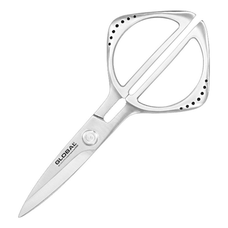 Tijera De Cocina Global Gks-210 Con Corte Recto