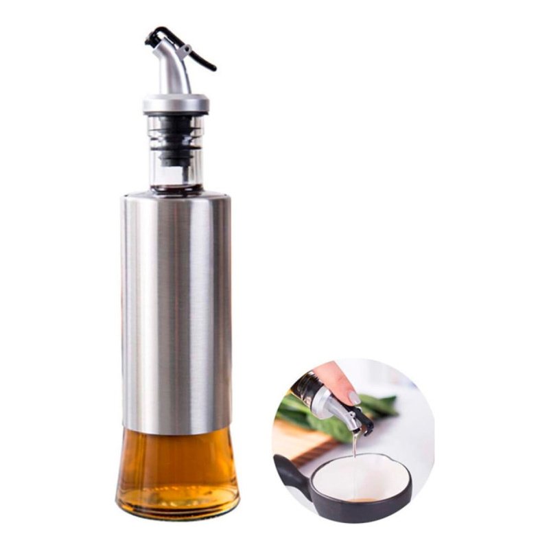 Dispensador De Aceite O Vinagre 300 Ml Acero Inox