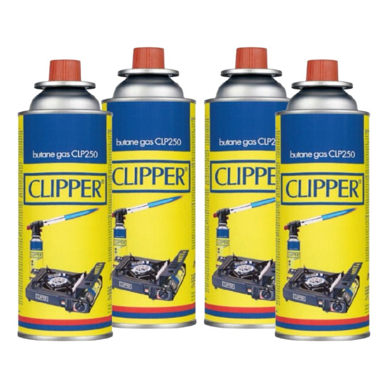 Recarga De Gas Butano X 4 Clipper 400ml