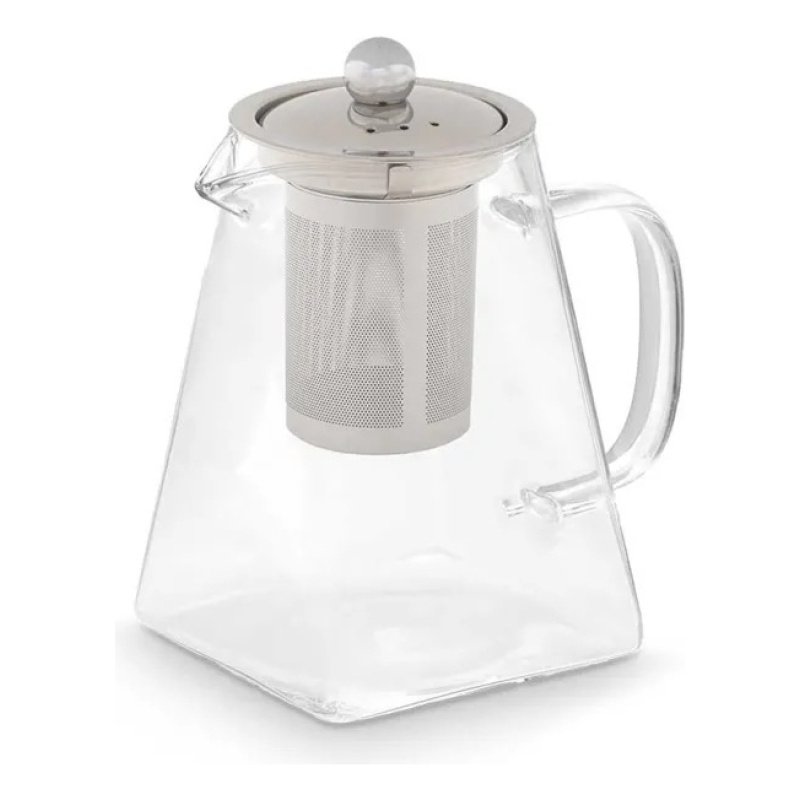 Tetera De Vidrio 800ml Vivalto (borosilicato)