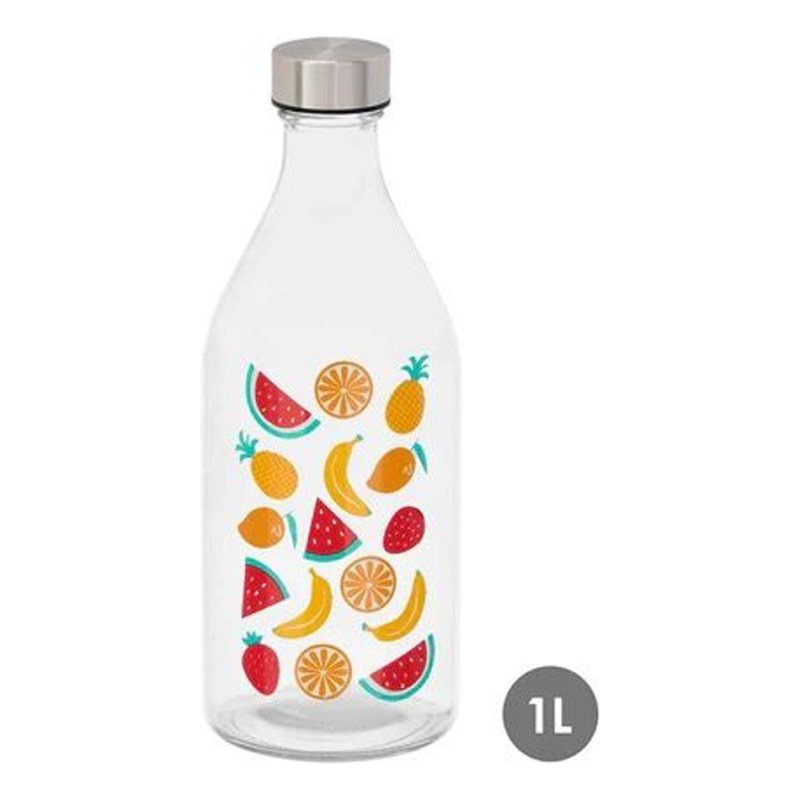 Botella De Vidrio 1 Litro Vivalto