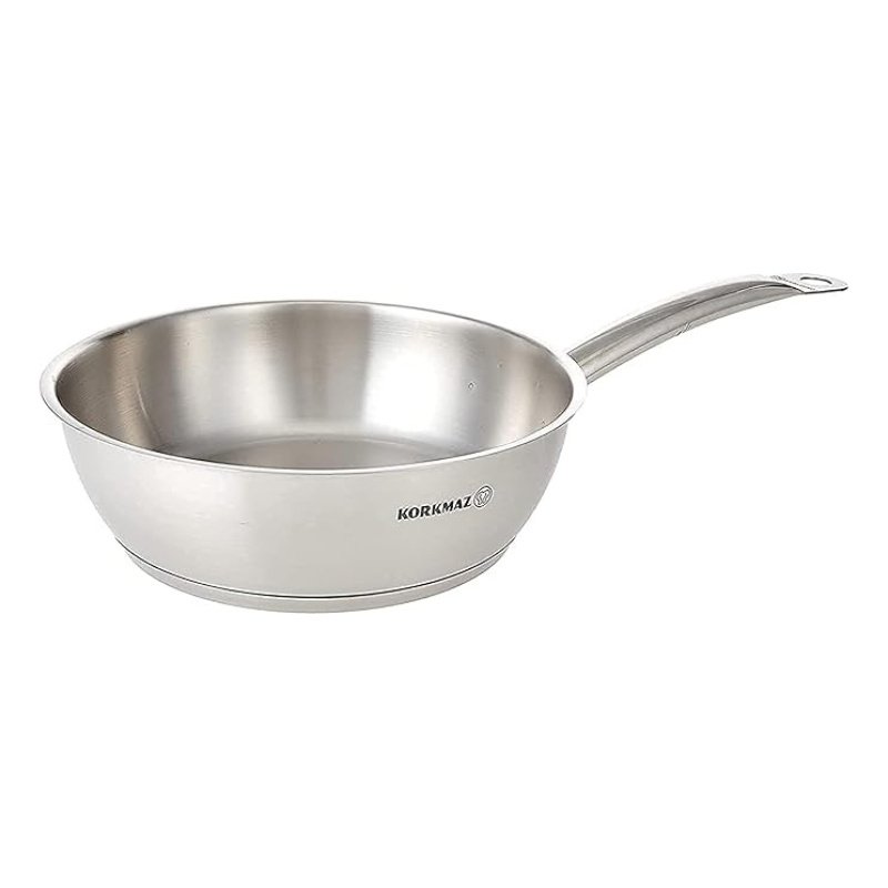 Sarten Alto 24x8 Cm Korkmaz Acero Inoxidable Proline