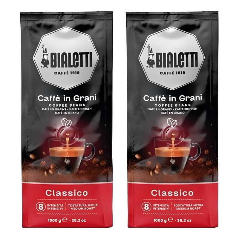Cafe En Grano 2 Kilos Bialetti Clasico Italiano