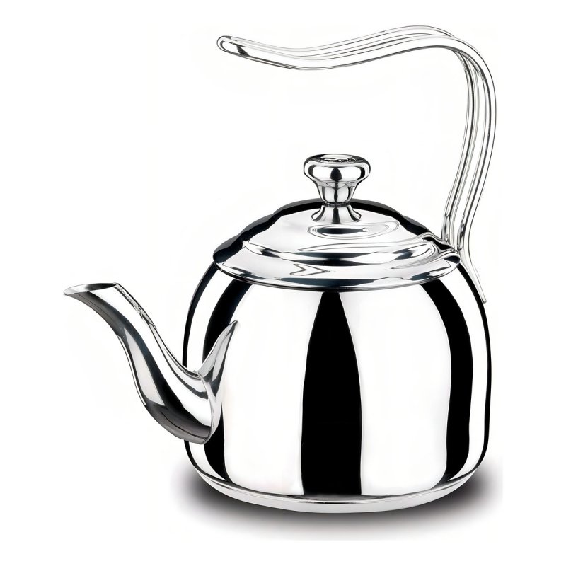 Caldera Korkmaz Droppa 2l Acero Inoxidable Pulido Color Plateado