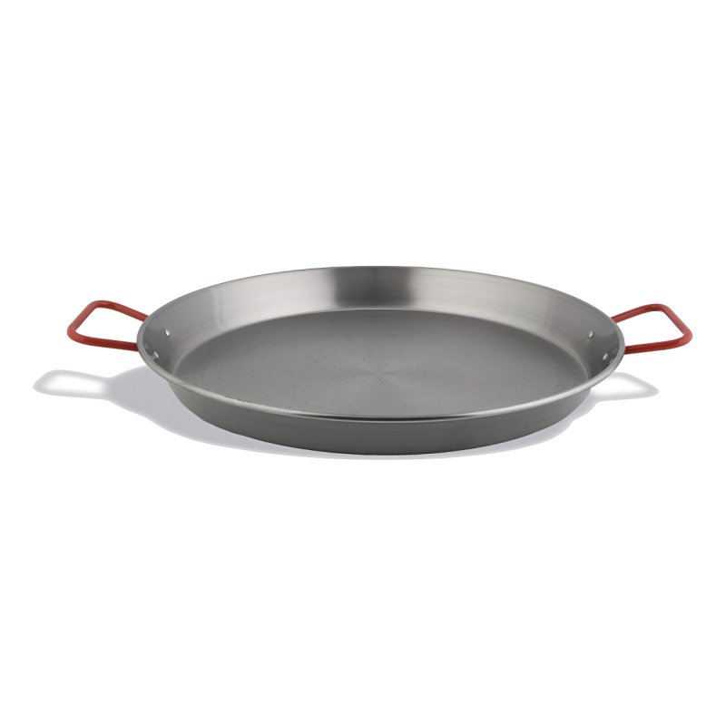 Paellera Acero Pulido De 65cm(22 Porciones) Pujadas