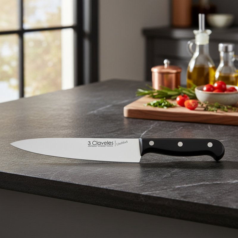 Cuchillo Cocinero 3 Claveles 15cm Uniblock