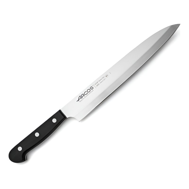 Cuchillo Yanagiba Arcos Serie Universal 24cm Color Negro