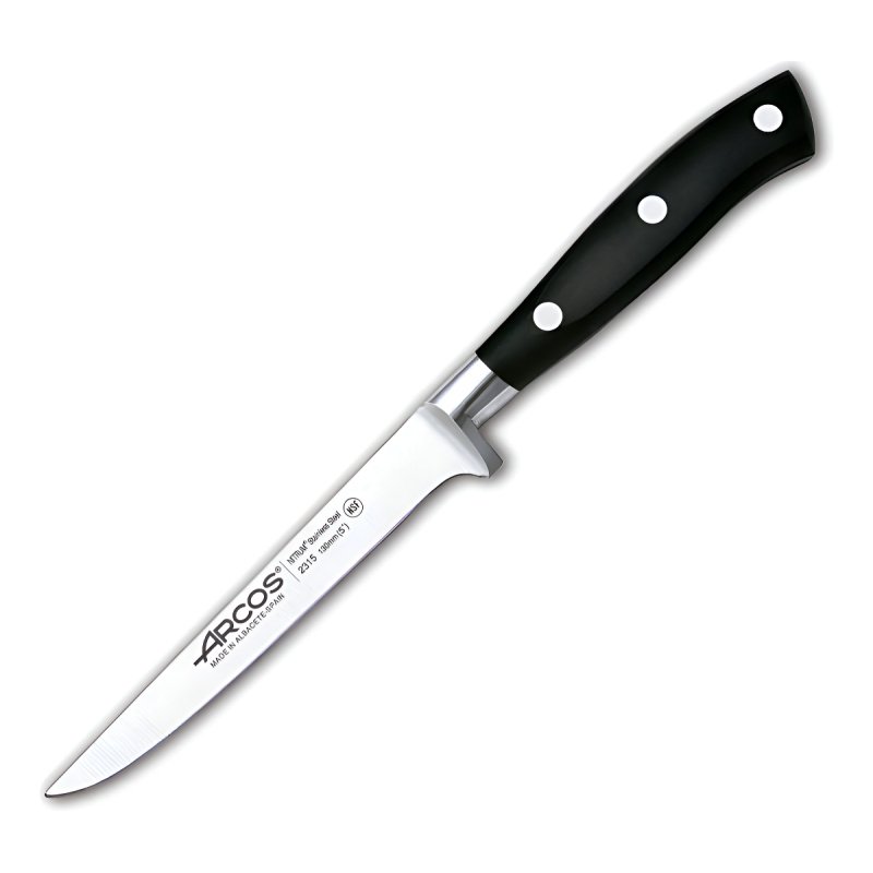 Cuchillo Deshuesador Arcos Serie Riviera 13cm Negro