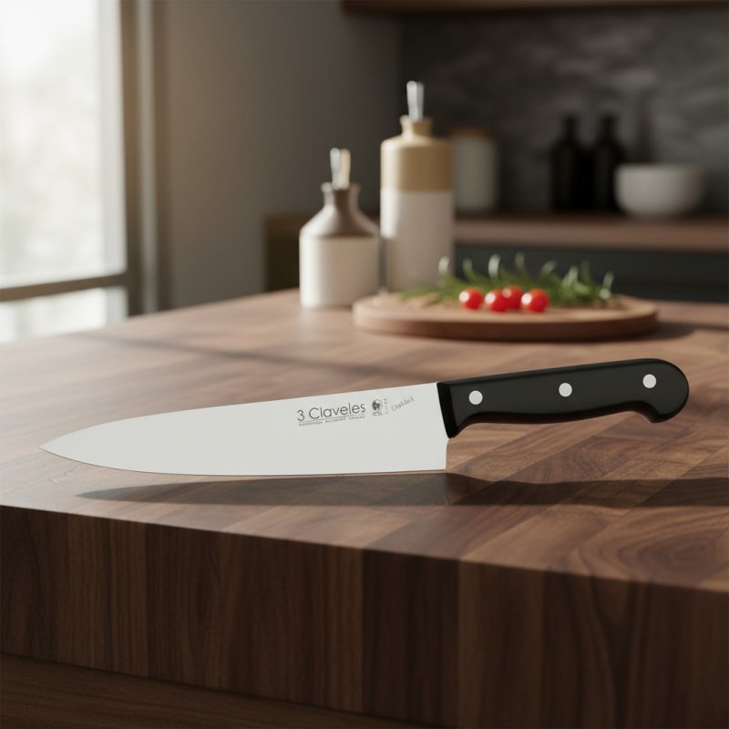 Cuchillo 3 Claveles Cocinero 20 Cm Uniblock