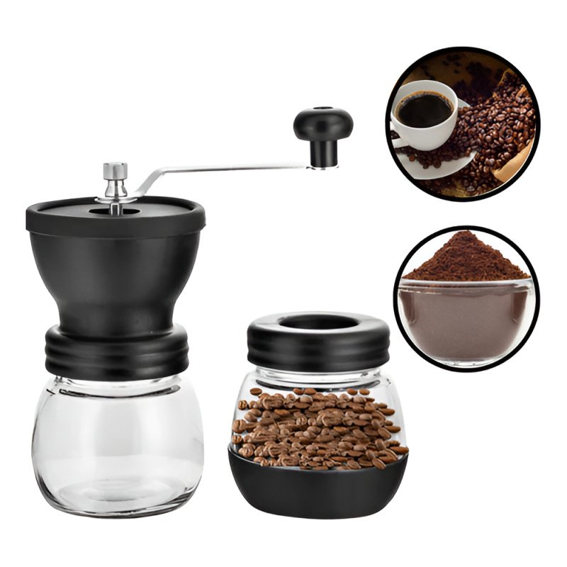 Molinillo Manual De Granos De Café, Molinillo De Cerámica