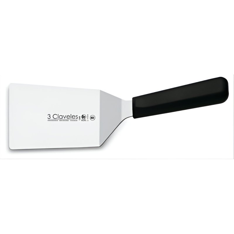 Espatula Curvada 9x11cm Acero Inox. Evo 3 Claveles