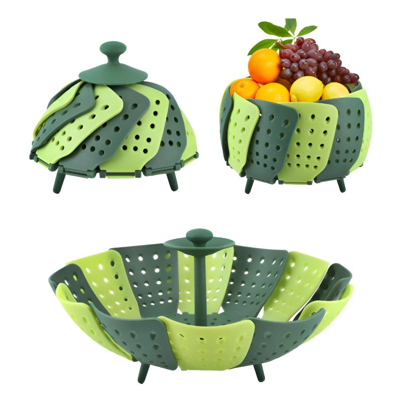 Cesta Vaporera Cocinar 25x12cm Plastico Libre Bpa Selecta