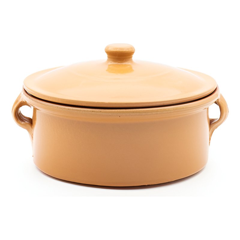 Olla Con Tapa Cerámica Vitrificada Corzana 6 Litros