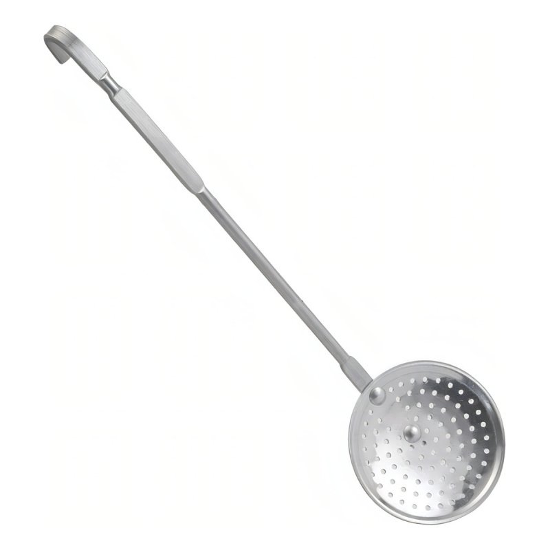 Espumadera D14cm Esp 1.3mm Linea Hotel Aluminio Gris