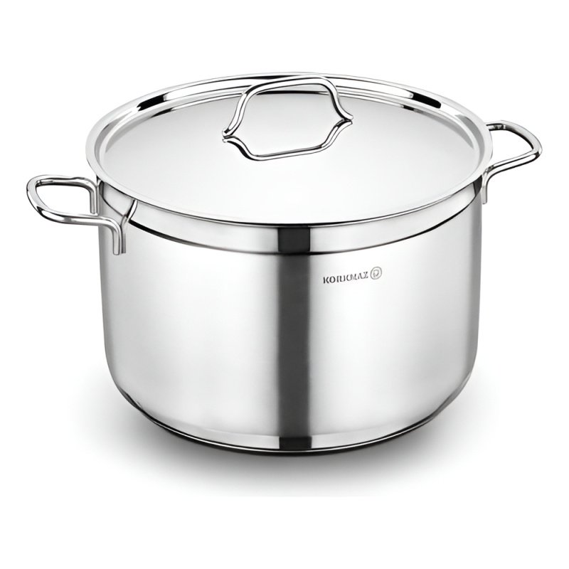 Olla 14lts Acero Inoxidable Alfa Korkmaz. 30x20cm Color Plateado