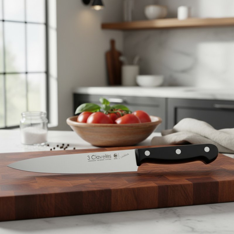 Cuchillo De Cocina Filetear 3 Claveles 17cm Hoja