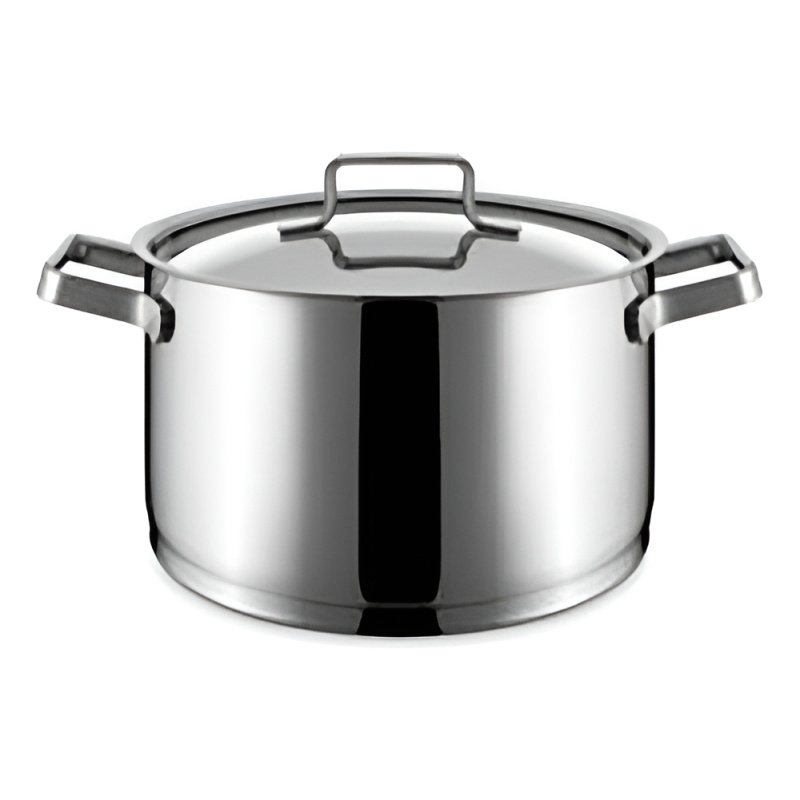 Cacerola Alta Con Tapa Acero Inoxidable 20 Cm Pujadas Idea