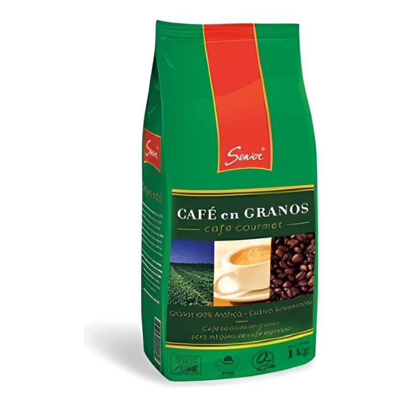 Café En Grano Senior De 1 Kg Para Molinillo Eléctrico/manual
